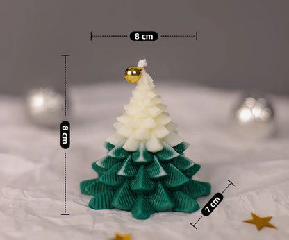 Noël Soy Candle – Handmade Christmas Tree Edition