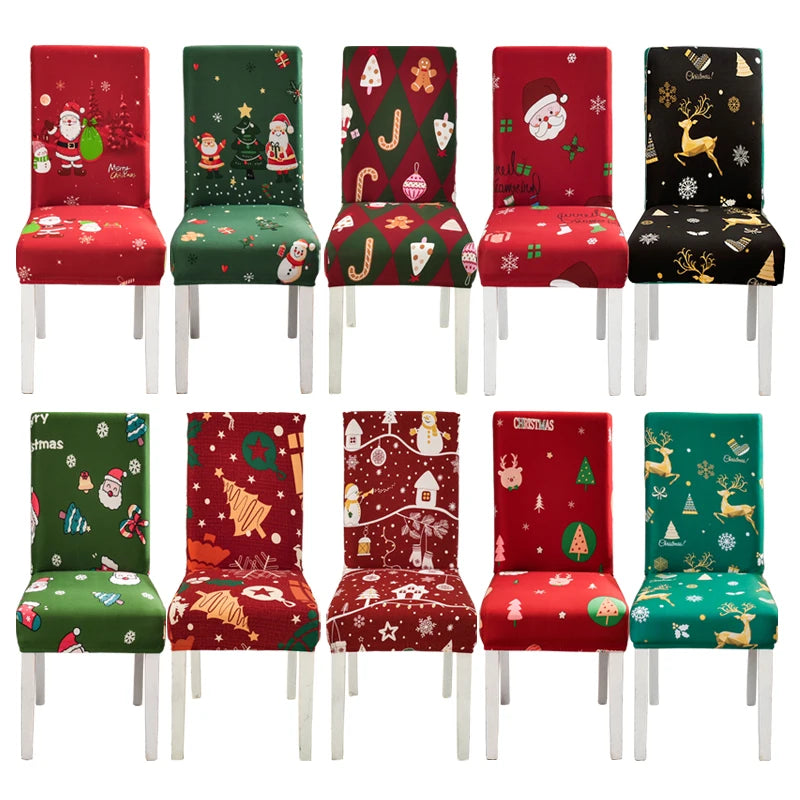 EverWrap Stretch Chair Covers – Christmas Edition