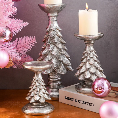 Evergreen Candle Holder