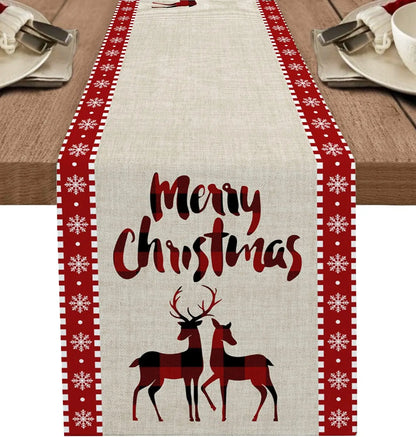 Nordic Reindeer Table Runner