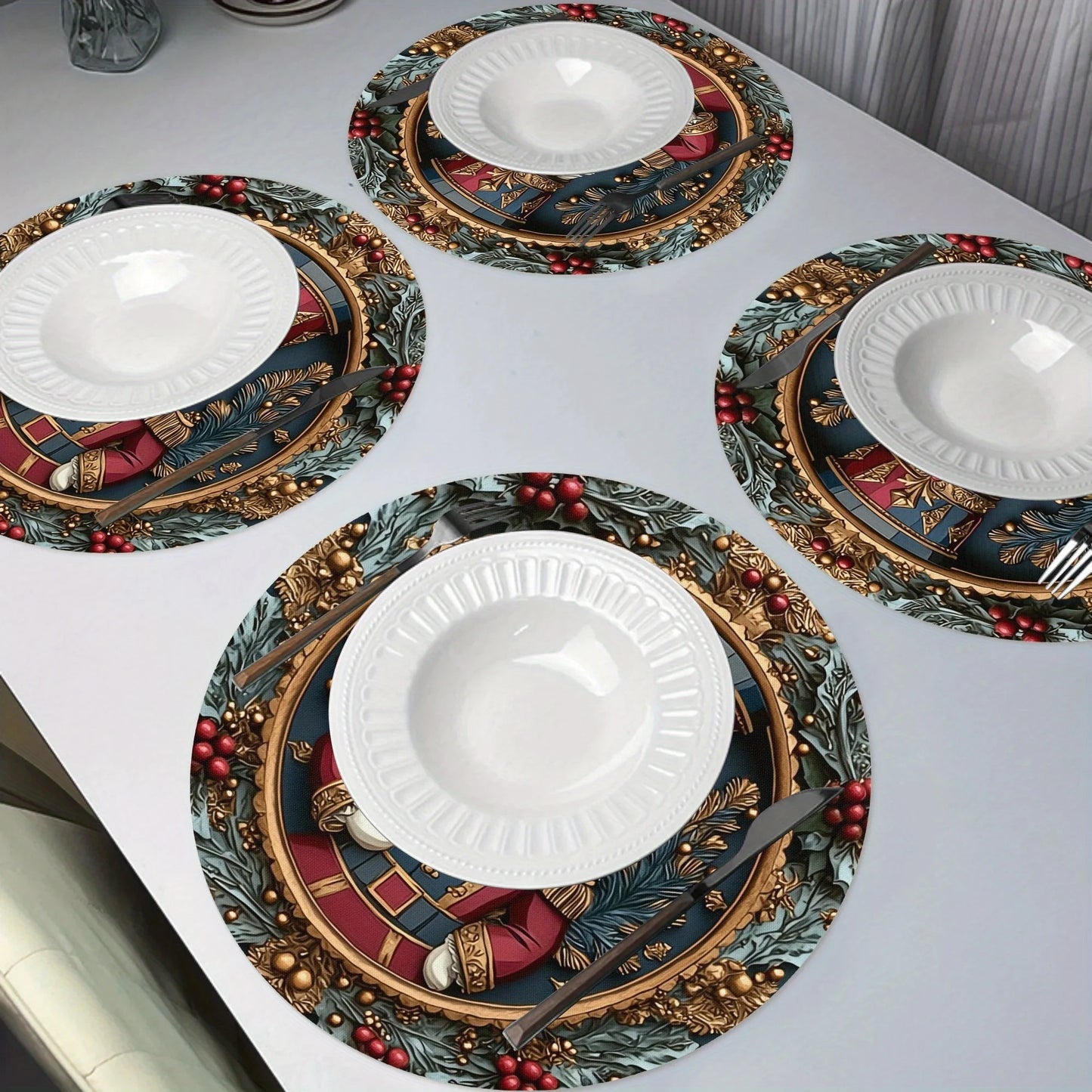 Nutcracker Charm Placemats Set (4 pcs)
