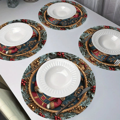 Nutcracker Charm Placemats Set (4 pcs)