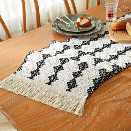 Boho Tassel Table Runner