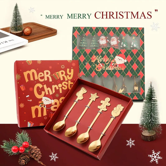 Gingerbread Spoon Set (4-Pack)