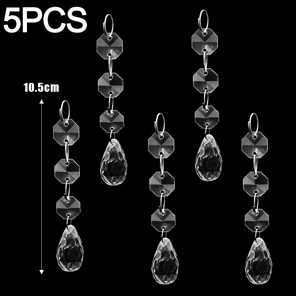 Crystal Snowflake Pendant Set