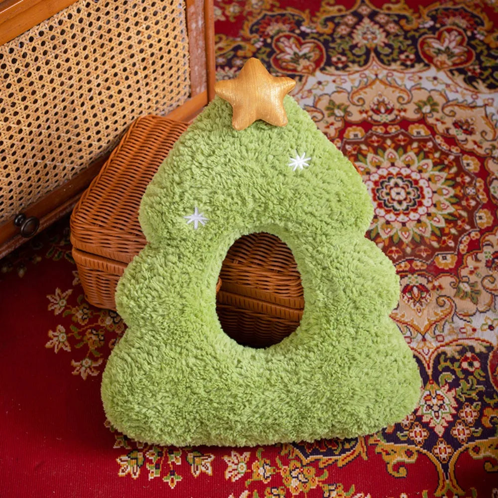 Kawaii Santa Tree Pillow