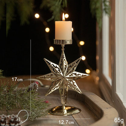 Starlit Elk Candle Holder