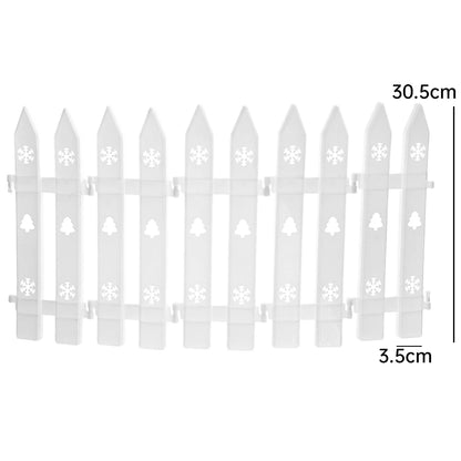 Snow White Christmas Fence Set (5/10pcs)