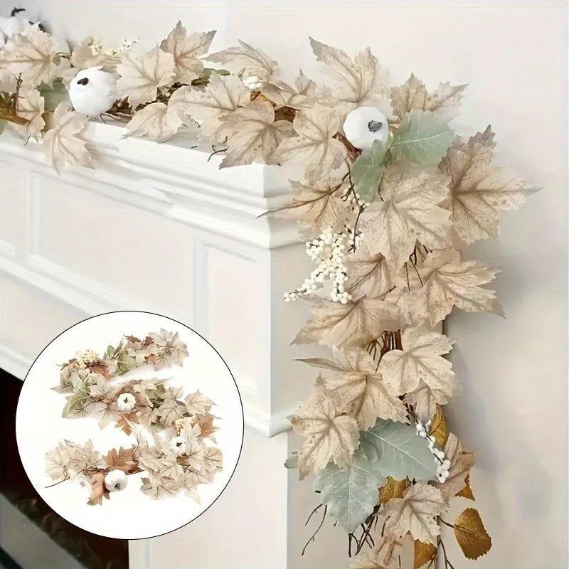 Maple Glow Seasonal Garland (6ft)