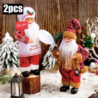 Mini Santa Figurines (Set of 1–4)