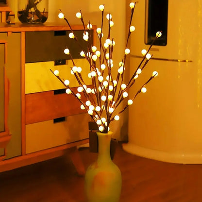 White Birch Glow Twig Lights