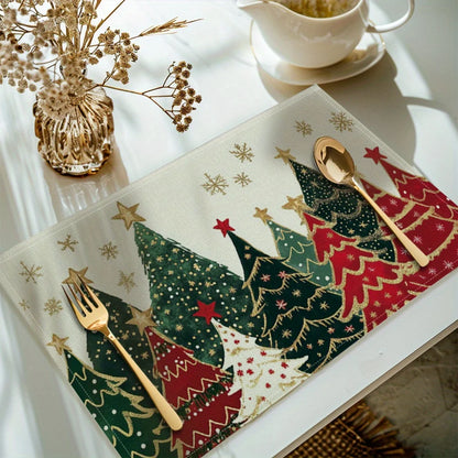 Pine Forest Placemats Set (4/6/8/10 pcs)
