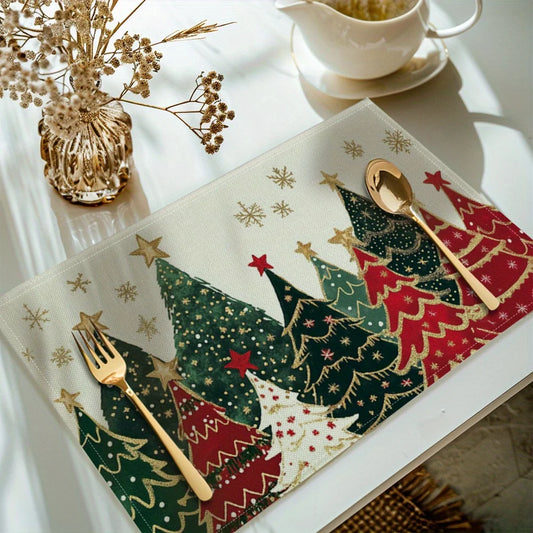 Pine Forest Placemats Set (4/6/8/10 pcs)