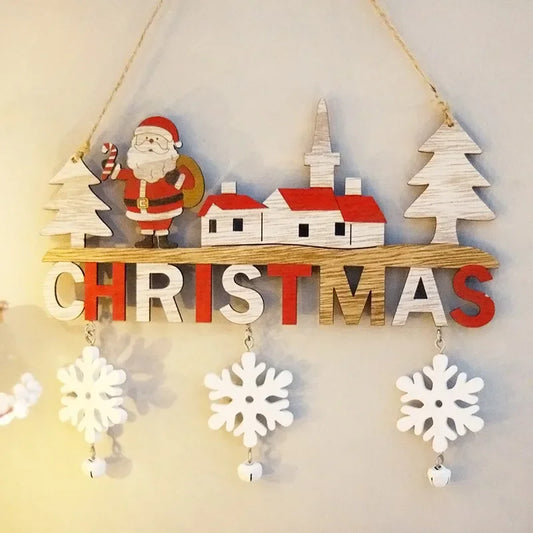 JoyHangs Wooden Christmas Pendants