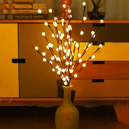 White Birch Glow Twig Lights