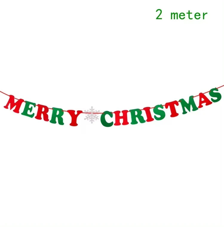 MerryBanner Christmas Garland