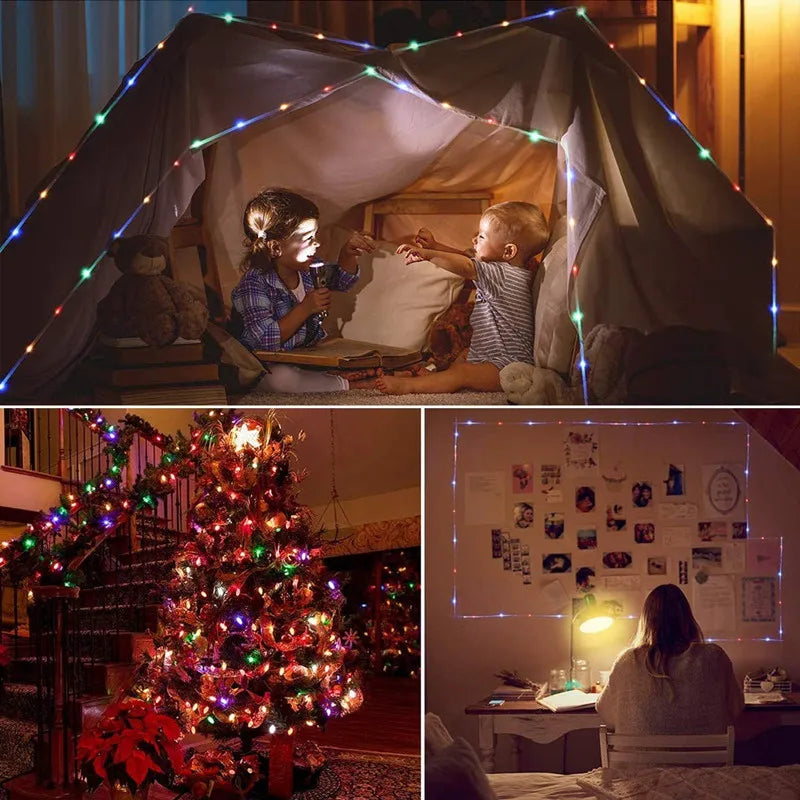 LunaGlow Solar Rope Lights