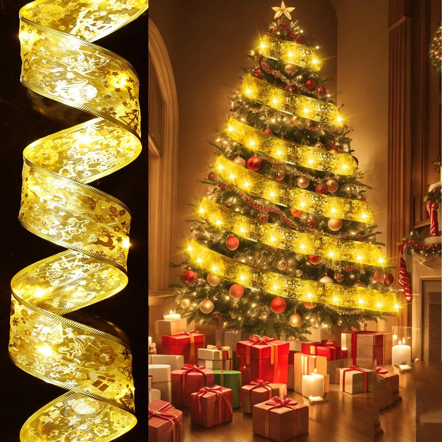 Starlace Ribbon Lights – 4M LED Copper Fairy String