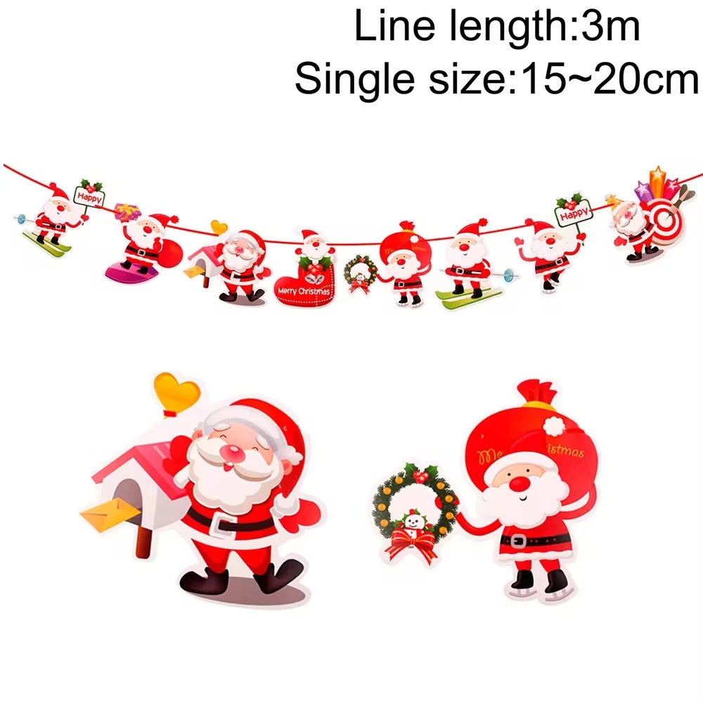 MerryBanner Christmas Garland