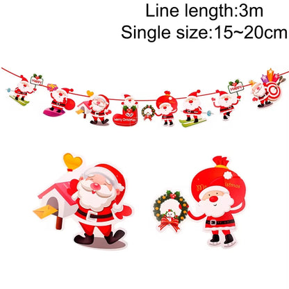 MerryBanner Christmas Garland