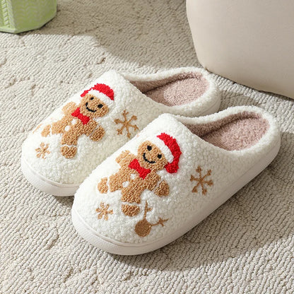 Gingerbread Cozy Slippers