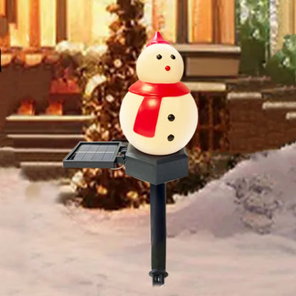 Santa & Snowman Solar Path Lights
