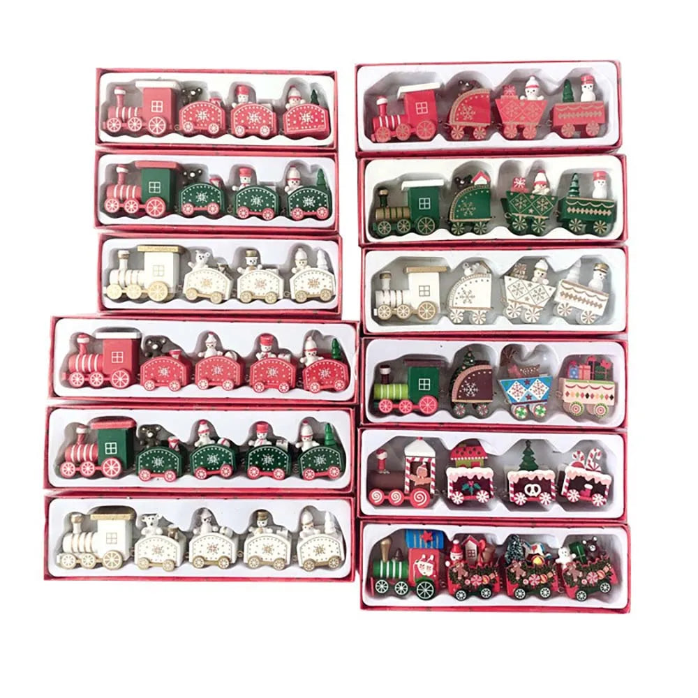 Noel Express Wooden Train