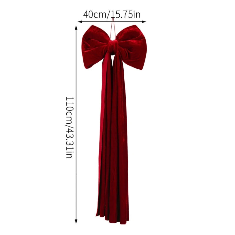 Grand Velvet Bow Ornament