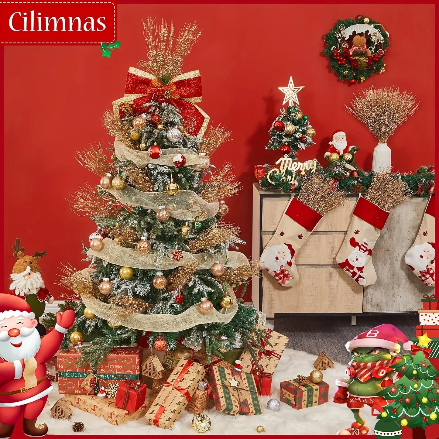 Glitter Berry & Flower Bouquet Set (8/16pc)