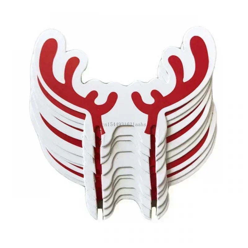 FestiveGlass Cup Cards – Santa Hat Wine Tags (10–30 pcs)