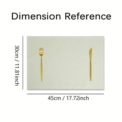 Festive Gnome Placemats Set (4/6/8/10 pcs)