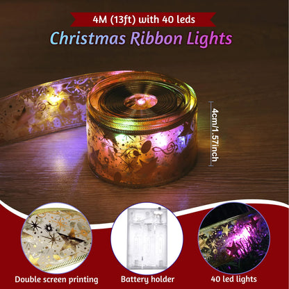 Starlace Ribbon Lights – 4M LED Copper Fairy String