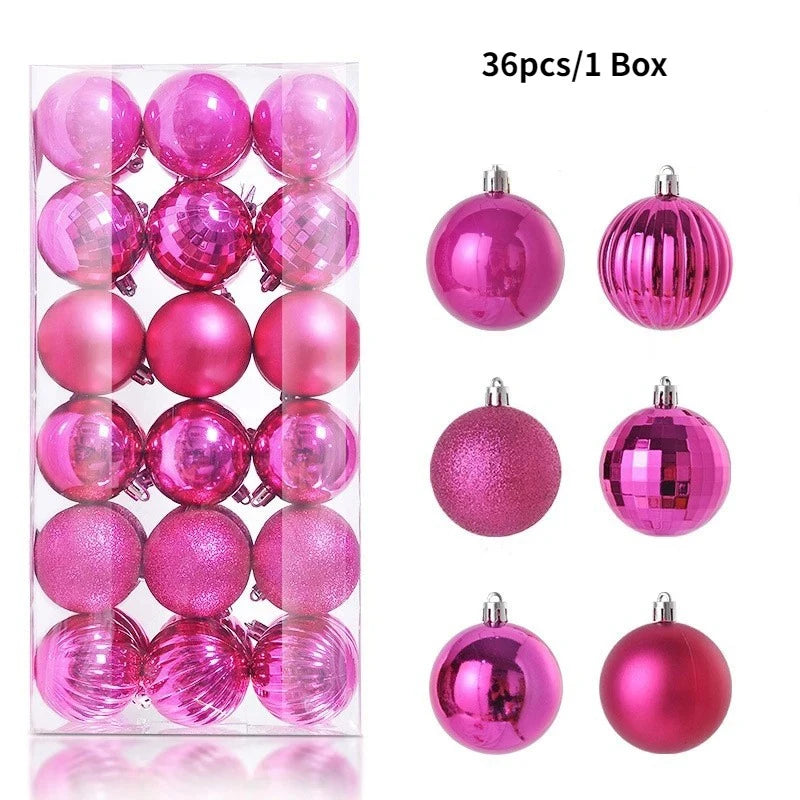 Classic 3CM Christmas Ball Set (36 pcs)
