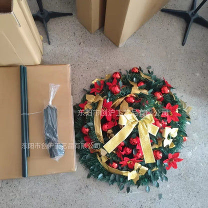 TwinklePop Foldable Pre-Decorated Christmas Tree – 120 cm