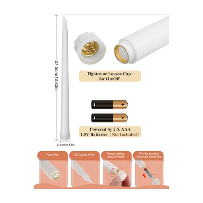 Cathedral Glow LED Candle