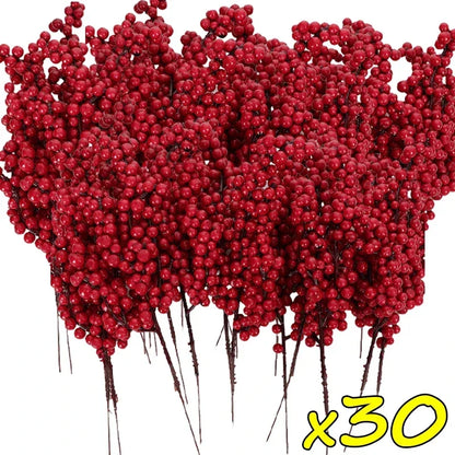 Crimson Berries Stem (50pc)