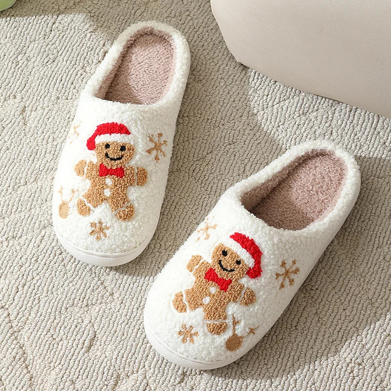 Gingerbread Cozy Slippers