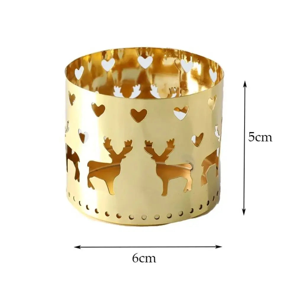 Nordic Iron Elk Candle Holder
