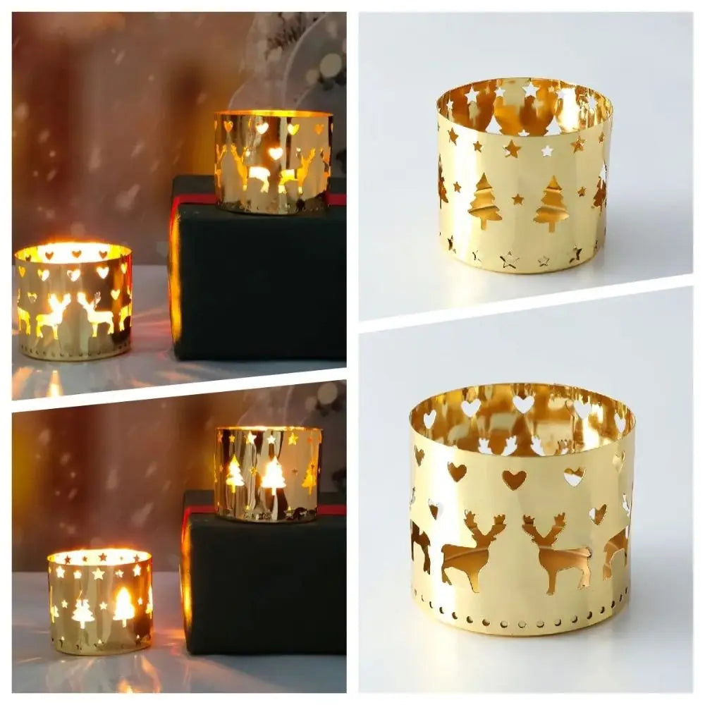 Nordic Iron Elk Candle Holder