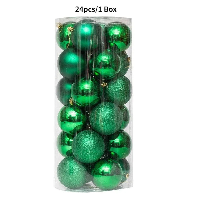 Classic 3CM Christmas Ball Set (36 pcs)
