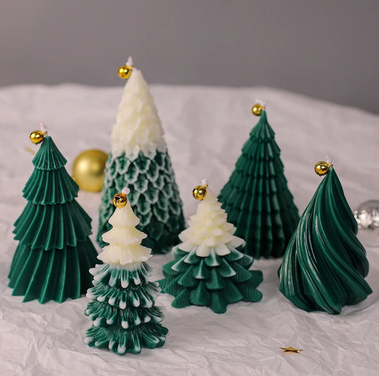 Noël Soy Candle – Handmade Christmas Tree Edition