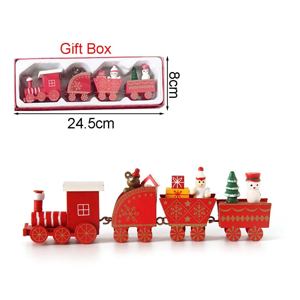 Noel Express Wooden Train