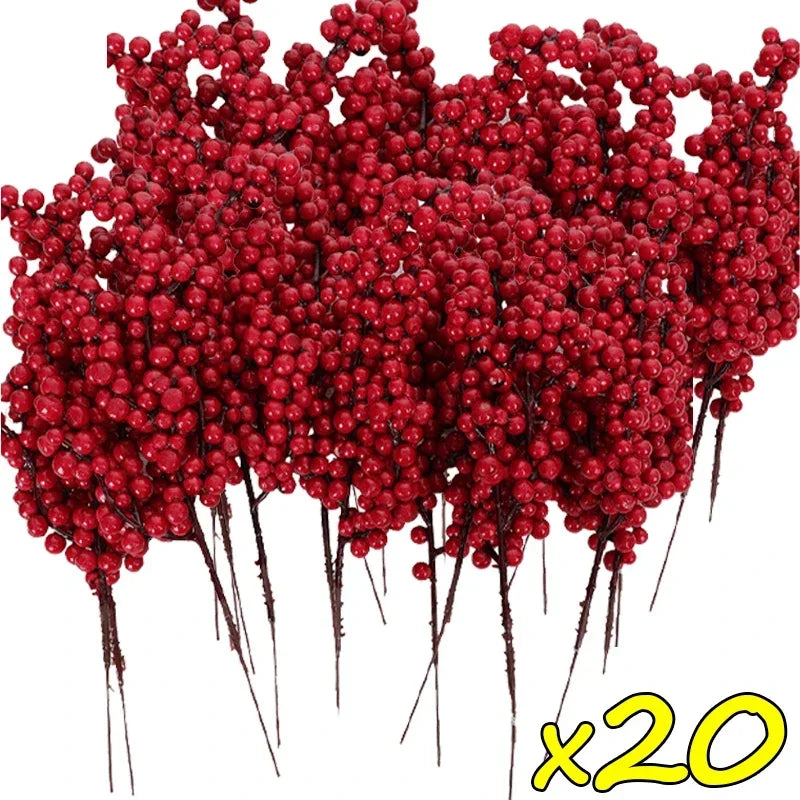 Crimson Berries Stem (50pc)