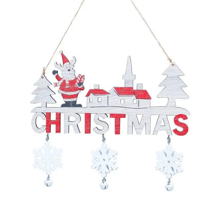 JoyHangs Wooden Christmas Pendants