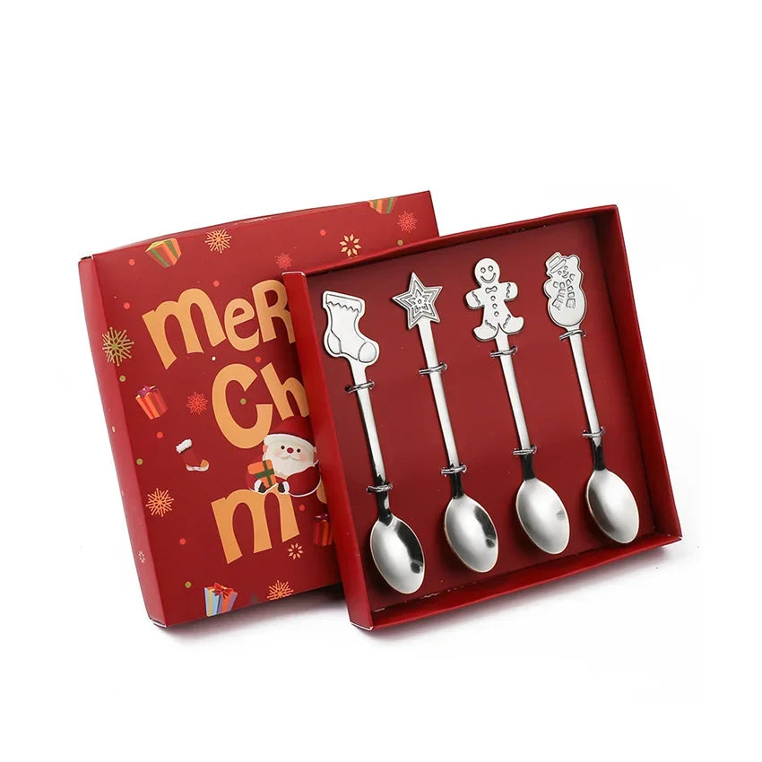 Gingerbread Spoon Set (4-Pack)