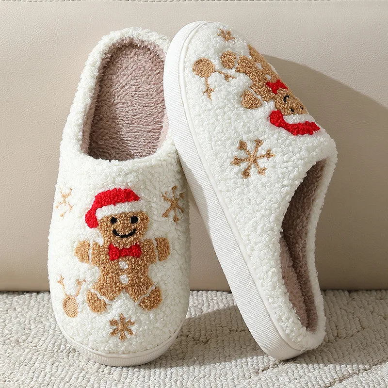 Gingerbread Cozy Slippers