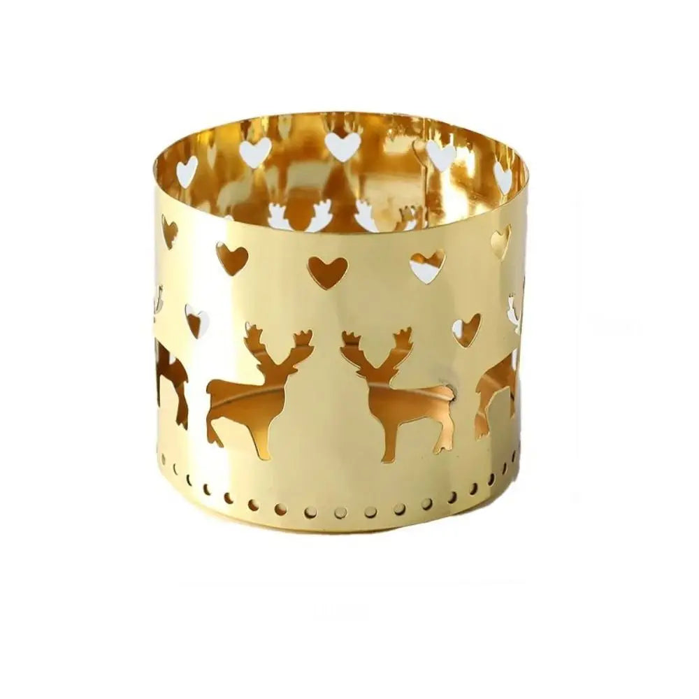 Nordic Iron Elk Candle Holder