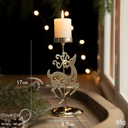 Starlit Elk Candle Holder