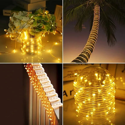 LunaGlow Solar Rope Lights