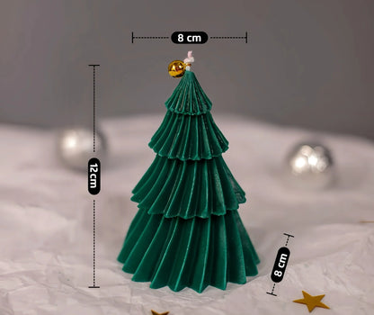 Noël Soy Candle – Handmade Christmas Tree Edition
